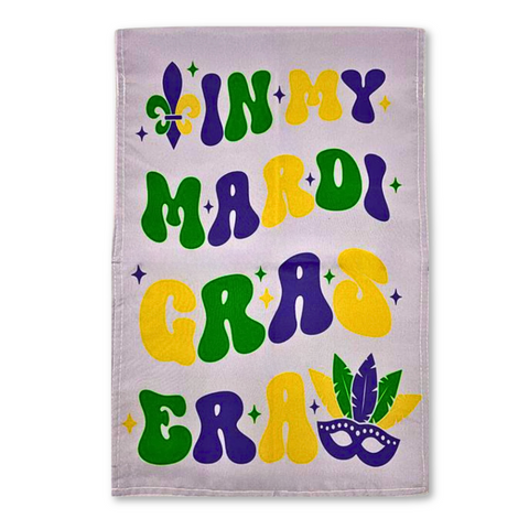 In My Mardi Gras Era Garden Flag (Each)