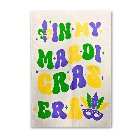 In My Mardi Gras Era Garden Flag (Each)