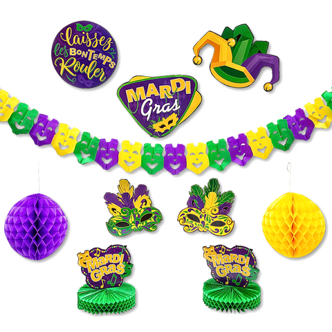 Mardi Gras Decorating Kit (Each)