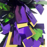 6' Purple, Green, and Gold Shiny Garland (Each)