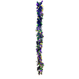 6' Purple, Green, and Gold Shiny Garland (Each)