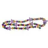 6' Purple, Yellow, and Green Star Felt Garland (Each)