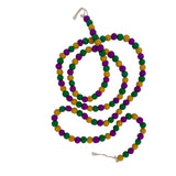 6' Purple, Yellow, and Green Ball Felt Garland (Each)