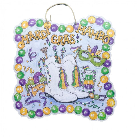 Mardi Gras Mambo Bead Door Hanger (Each)