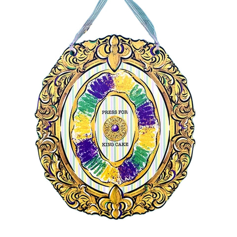 Press for King Cake Door Hanger (Each)