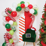 Balloon Arch - Christmas Candy Cane Balloon Arch Kit (Each)