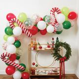 Balloon Arch - Christmas Candy Cane Balloon Arch Kit (Each)