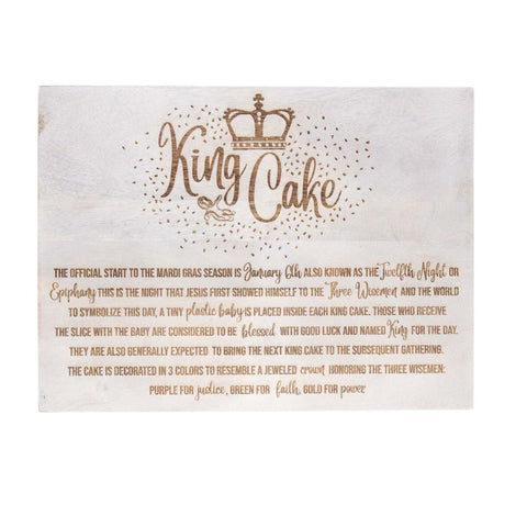 Story of the King Cake Serving Board (Each)