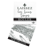 New Orleans Black/White Cocktail Napkins (Pack of 20)