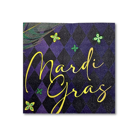 Mardi Gras Masquerade Luncheon Napkins (Pack of 16)