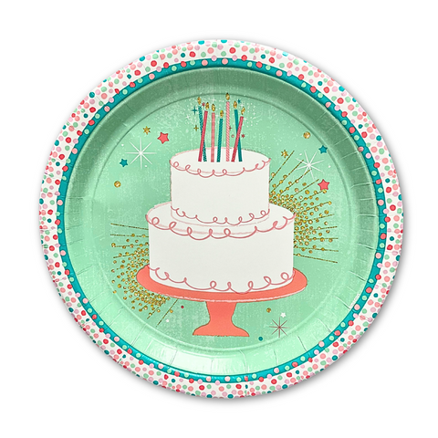 Happy Cake Day Plates (Pack of 8)