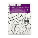 Mardi Gras Coloring Tablecloth (Each)