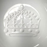 14"x14" Large Square Fleur de Lis with Crown Platter (Each)