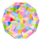 9" Geometric Decagon Paper Plates (Pack)
