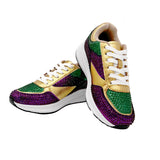 Mardi Gras Rhinestone Tennis Shoe (Pair)