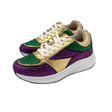 Mardi Gras Rhinestone Tennis Shoe (Pair)