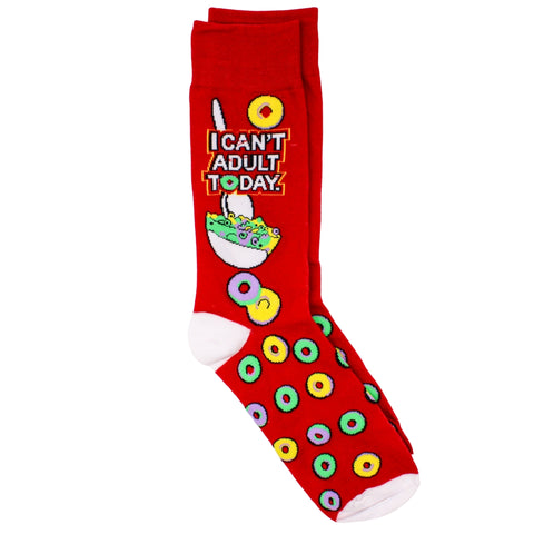 I Can't Adult Today Socks (Pair)