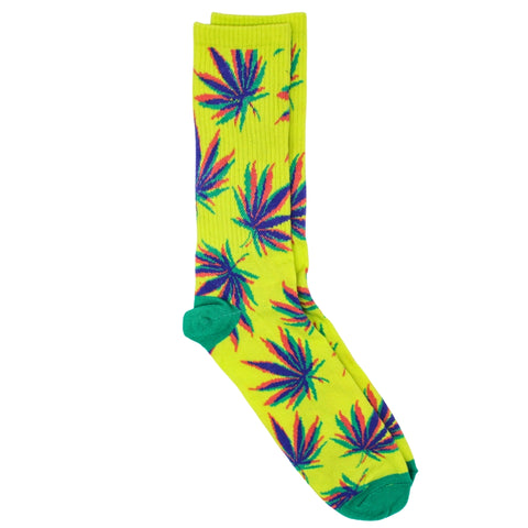 Trippy Green Cannabis Socks (Pair)