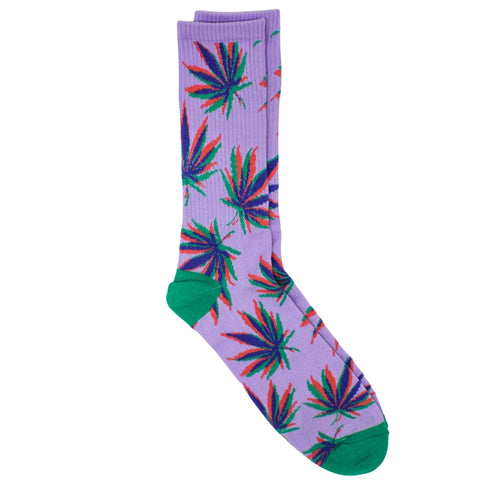 Trippy Purple Cannabis Socks (Pair)