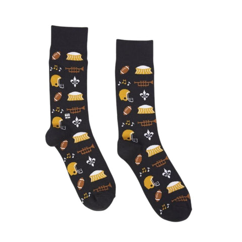Bonfolk New Orleans Football Socks (Pair)