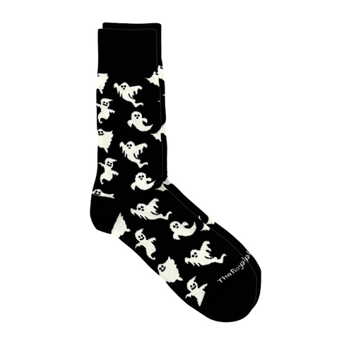 Men's Halloween Ghost Socks (Each)