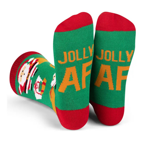 Christmas Jolly AF Socks (Pair)