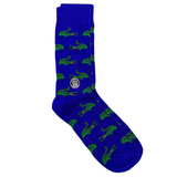 Bonfolk Blue Gator Socks (Pair)
