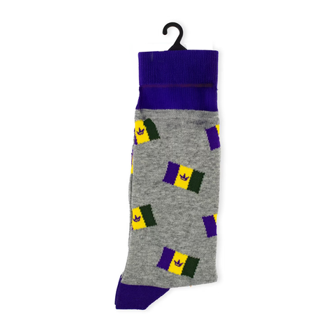 Men's Mardi Gras Flag Socks (Pair)