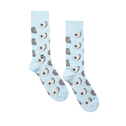 Bonfolk Blue Oyster Socks (Pair)