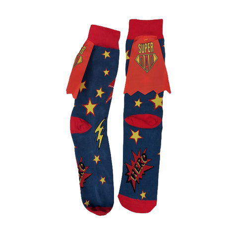 Men's 3D Super Dad Crew Socks (Pair)