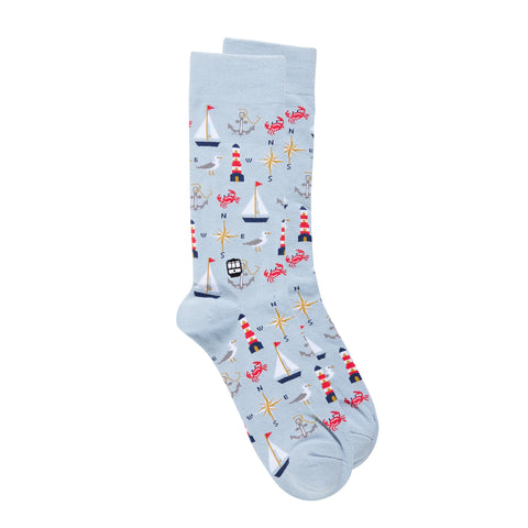 Mens Nautical Socks (Pair)