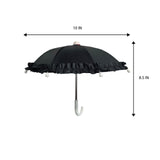 Purple Umbrella with Ruffle 5" (Each)