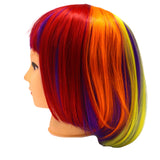 Stripe Rainbow Wig (Each)