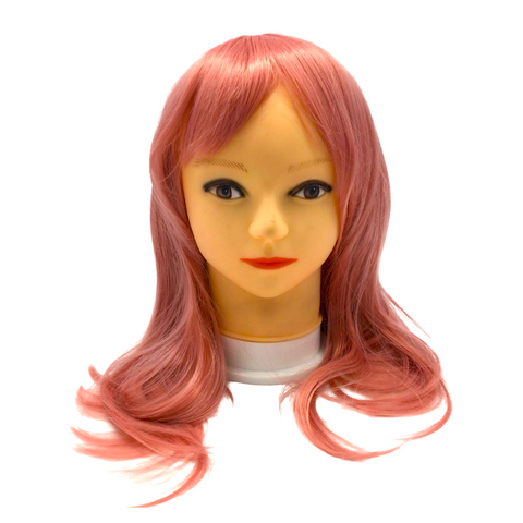 Dusty Rose Long Curled Wig (Each)