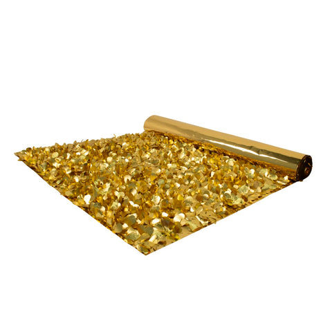 Embossed Gold & Metallic Gold Petal Paper (Roll)