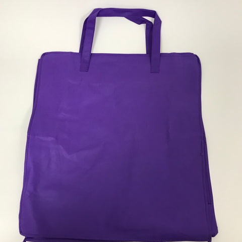 Purple Woven Zipper Bag 18" x 20" (Each)