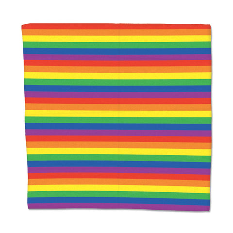 Rainbow Bandana 22" x 22" (Each)