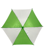 Green and White Umbrella 14.5" (Each)