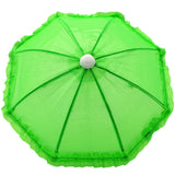 Green Umbrella with Ruffle 5" (Each)