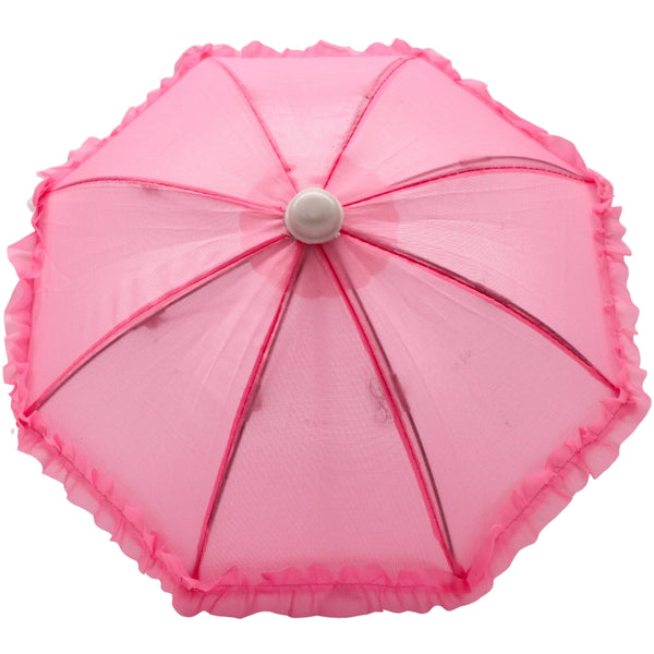 Light Pink Umbrella with Ruffle 5