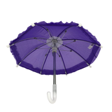Purple Umbrella with Ruffle 5" (Each)