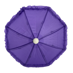 Purple Umbrella with Ruffle 5" (Each)