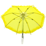 Yellow Umbrella with Ruffle 5" (Each)
