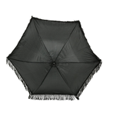 Black Umbrella with Fringe 14.5" (Each)