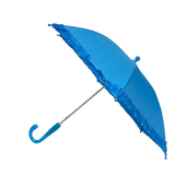 Light Blue Umbrella with Ruffle 14.5" (Each)