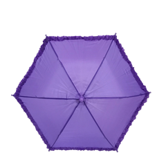 Lavender Umbrella with Ruffle 14.5" (Each)