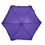 Purple Umbrella with Ruffle 14.5" (Each)