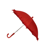 Red Umbrella with Red Ruffle 14.5" (Each)