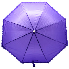 Purple Umbrella with Ruffle 17.75" (Each)