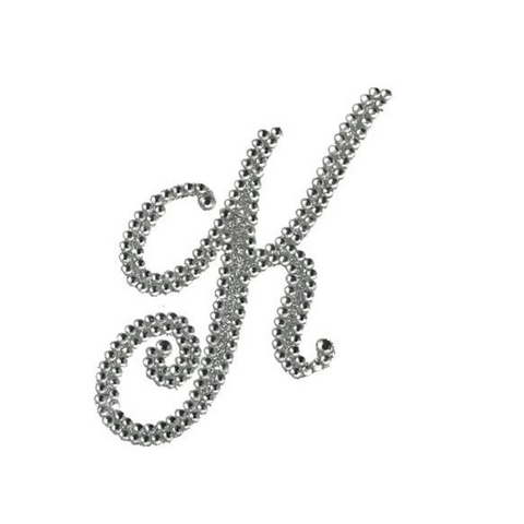 Glitter Script Letter "K" (Each)